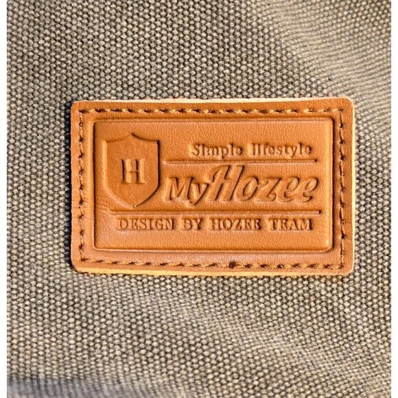 MyHozee Gray Canvas Interchangeable Shoulder Bag To Backpack w/Adjustable Strap - Picture 6 of 16